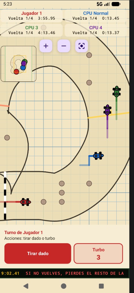 Race in progress