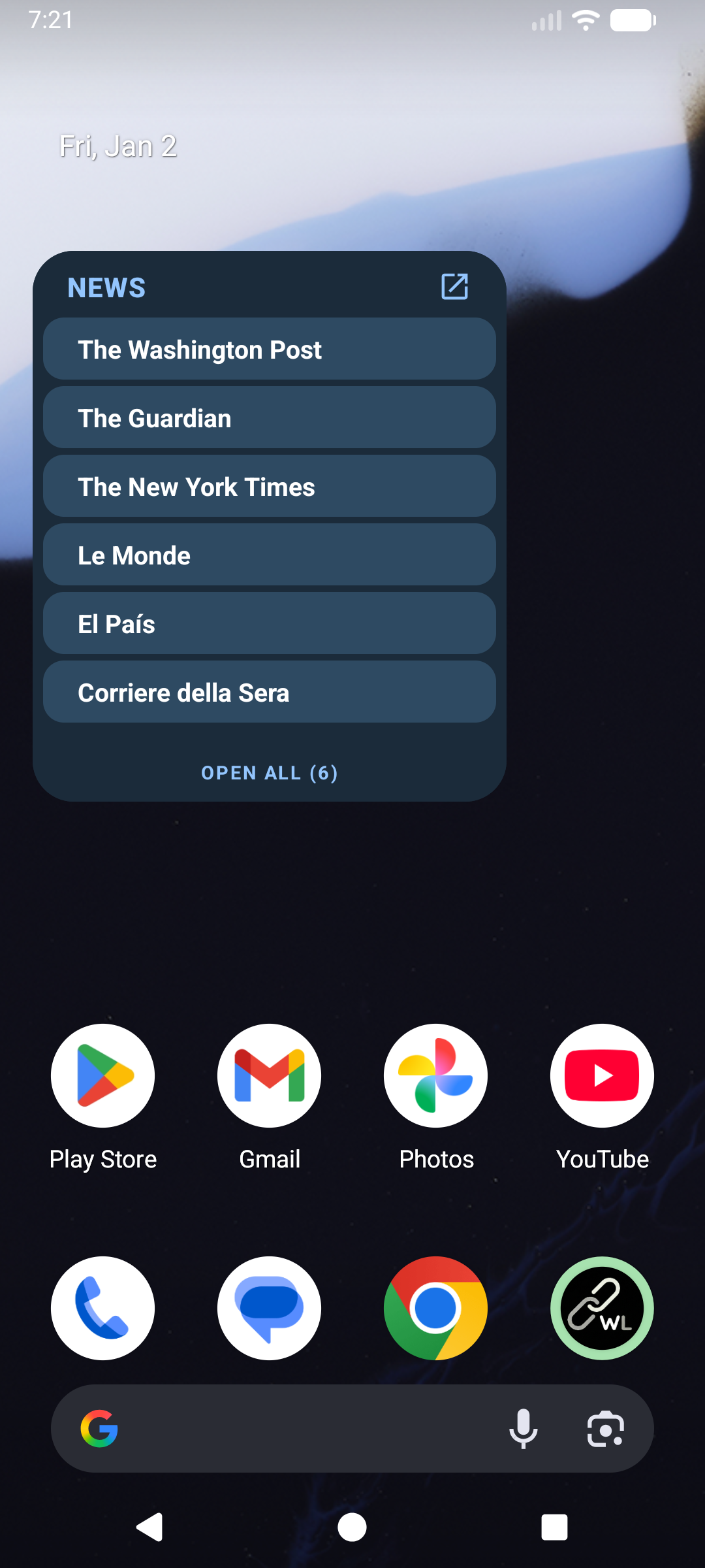 Ajustes y Backup